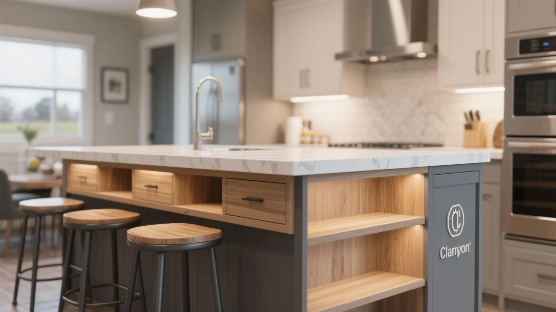 4. Kitchen Island with Storage
