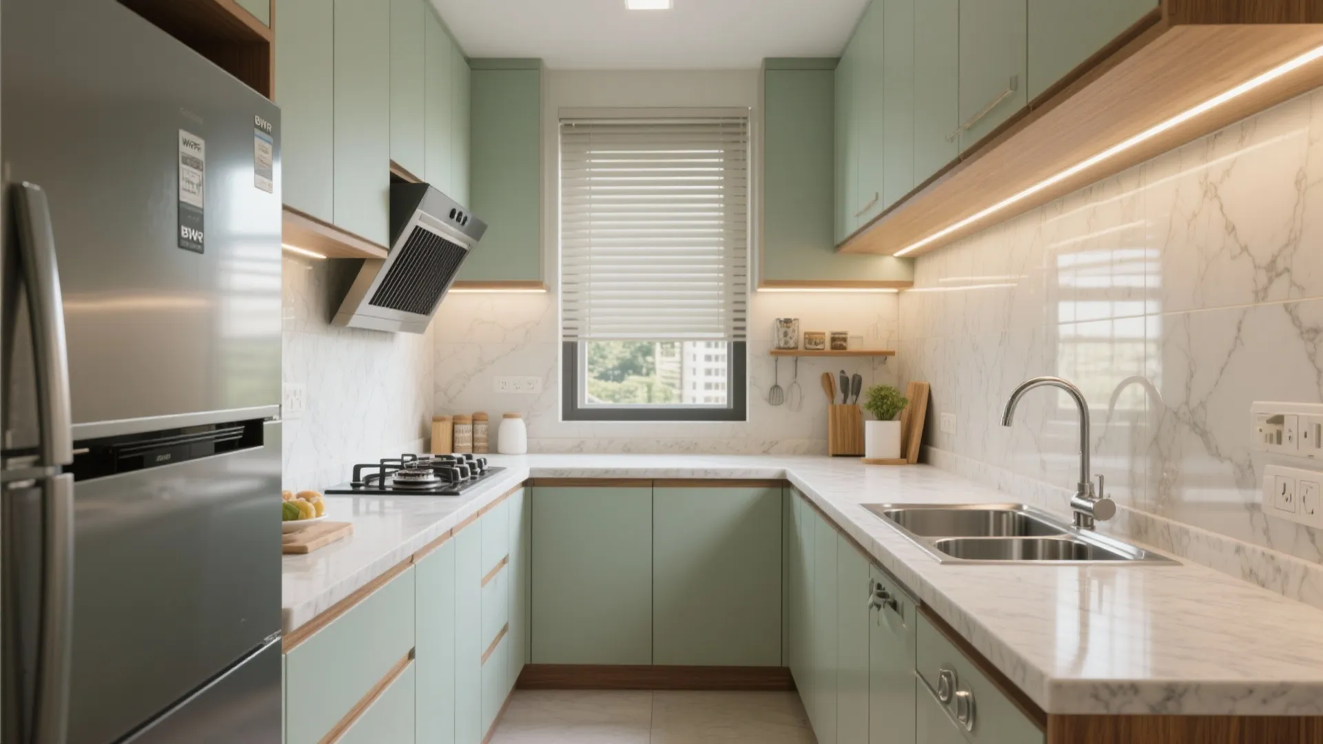 A modular kitchen that loves Kolkata’s climate