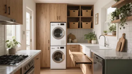 Laundry Room Kitchen Ideas: 5 Small-Space Tips