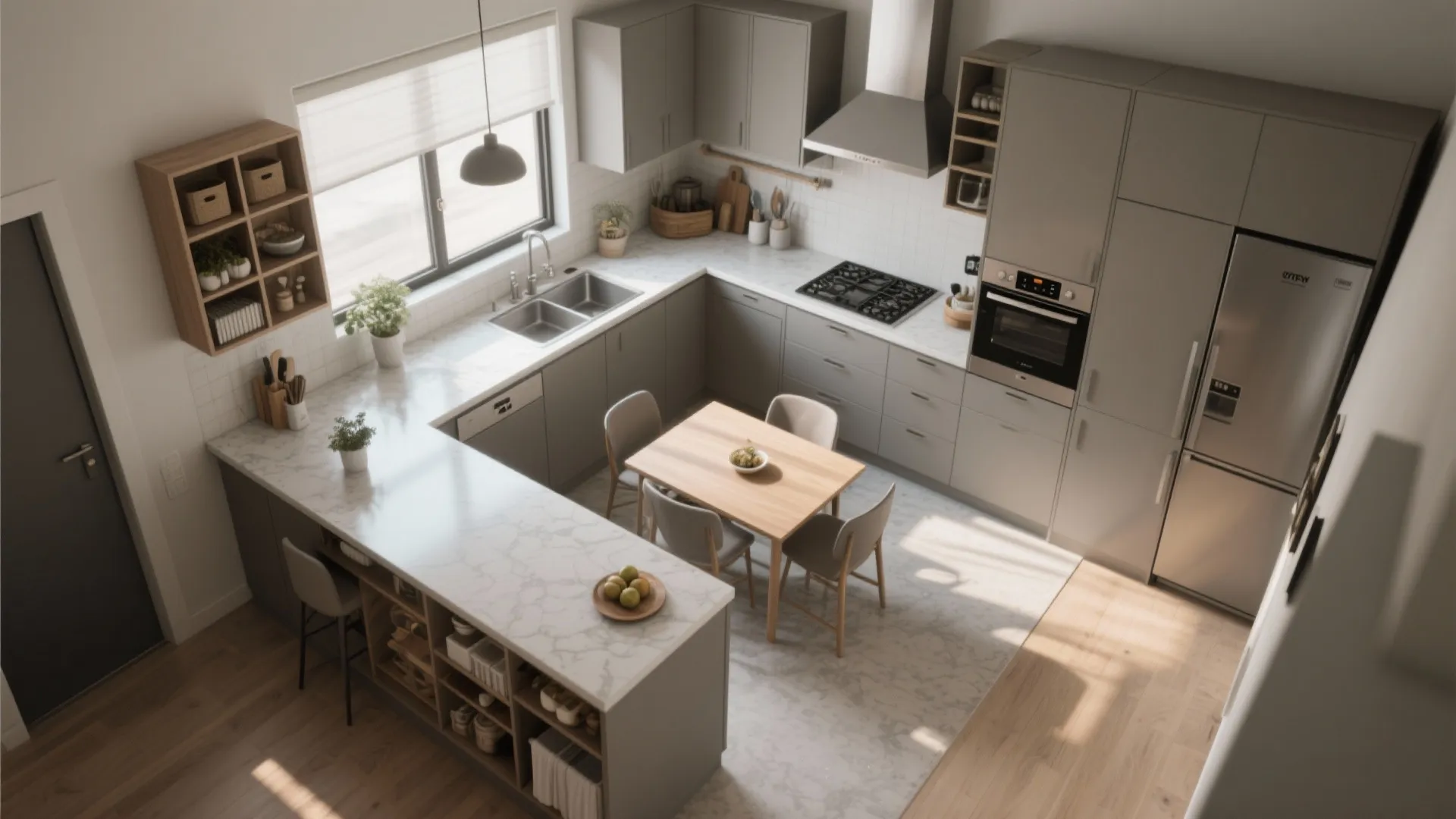 5. Kitchen efficiency with smarter layouts