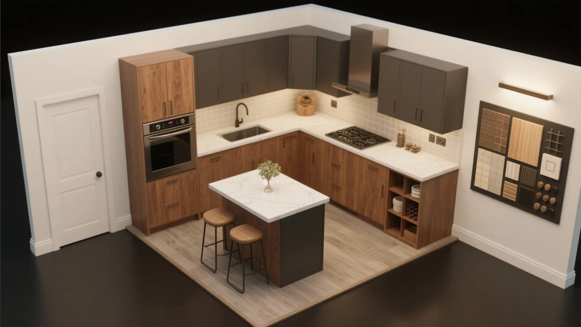 4. Smart Kitchen Layout for Two Baths Homes