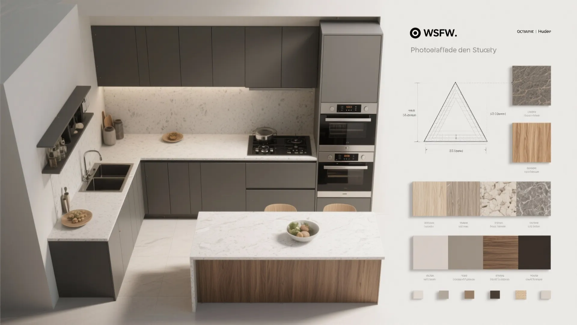 4. Smart kitchen layout for efficiency