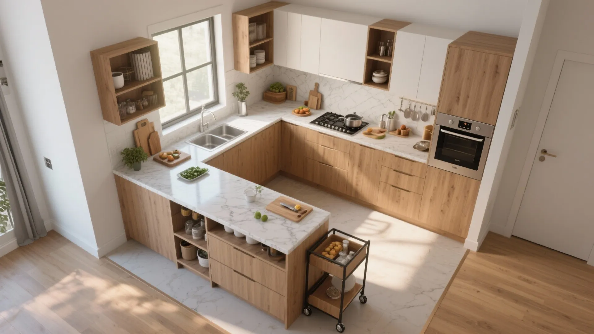 3. Maximize kitchen layout efficiency