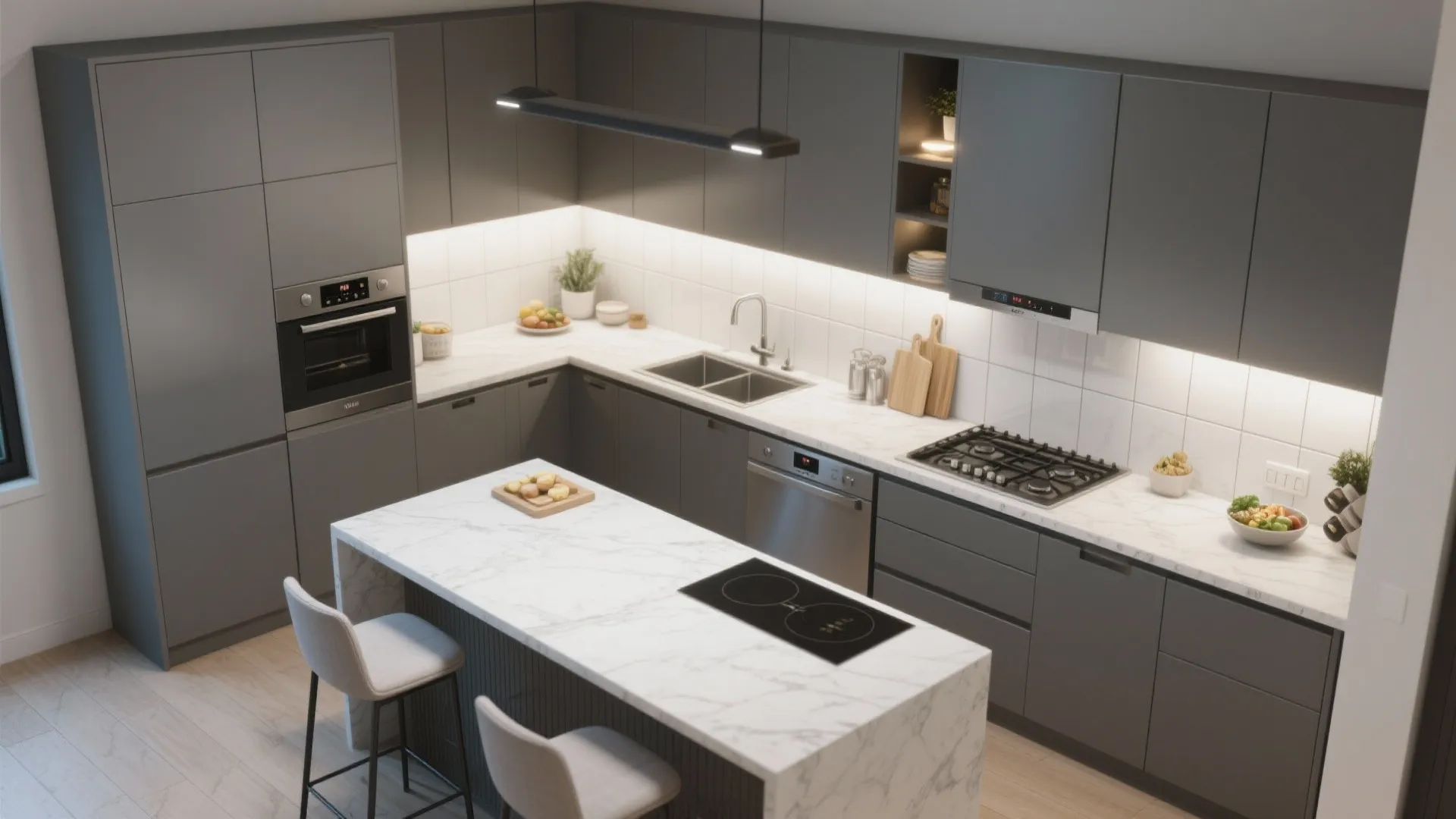 4. Maximize kitchen efficiency with a smart layout