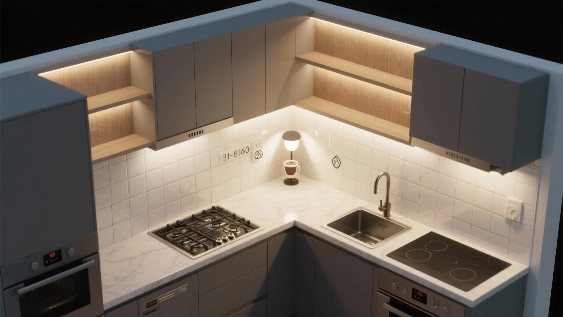 5) Wall washers for kitchens and task-ready accents