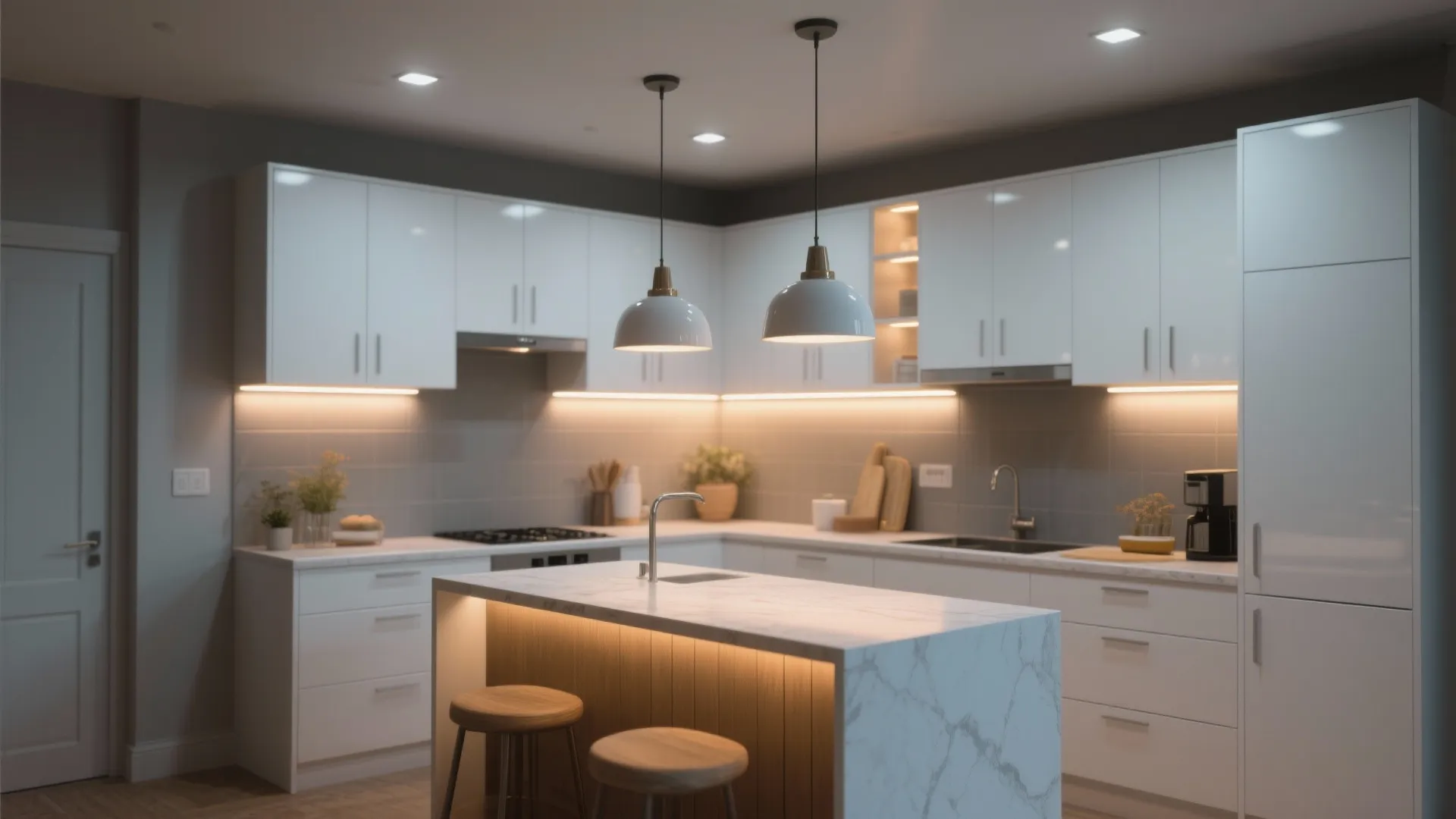 4. Lighting strategy that flatters both tones