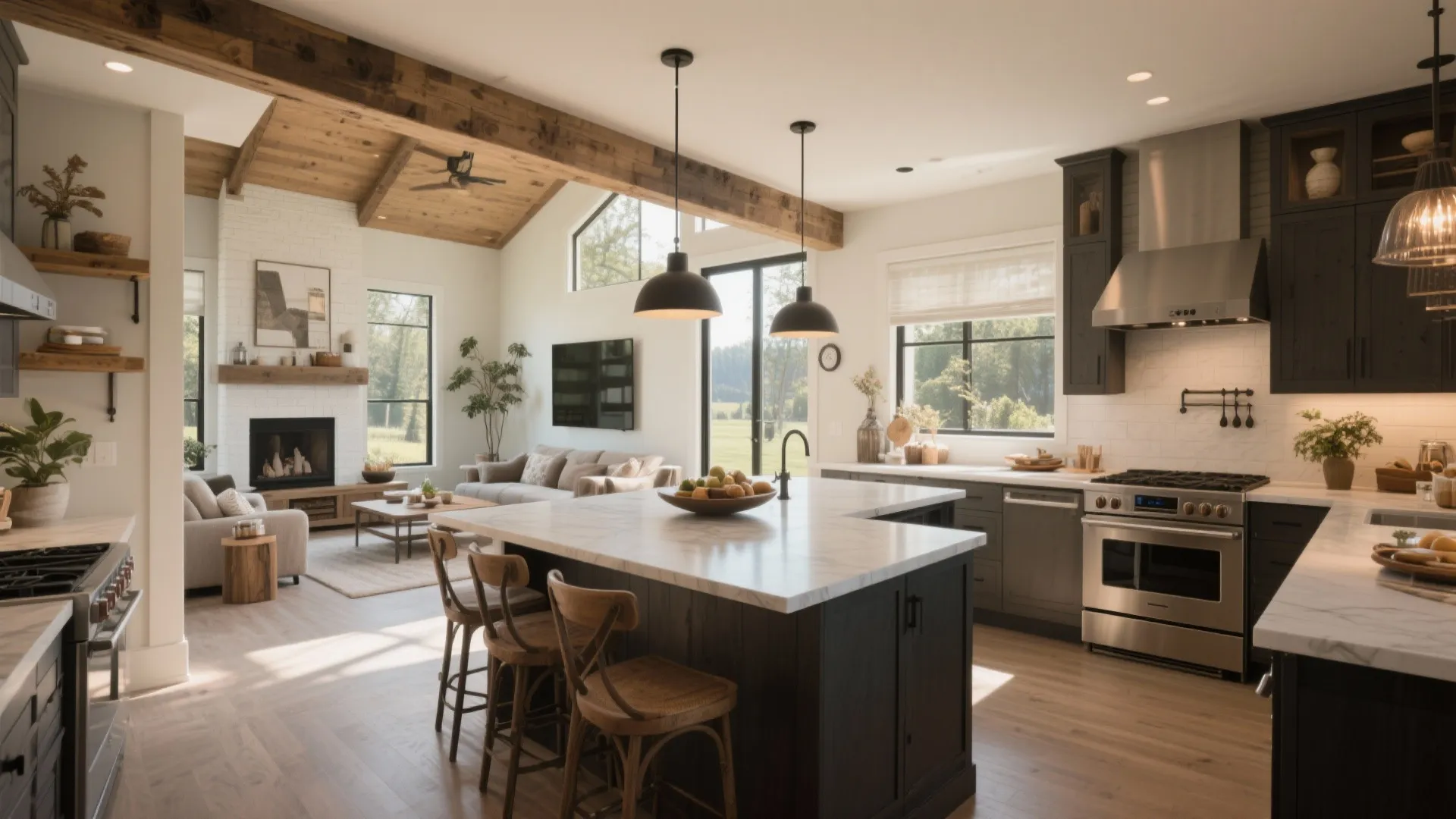 8. Kitchen-Great Room Flow