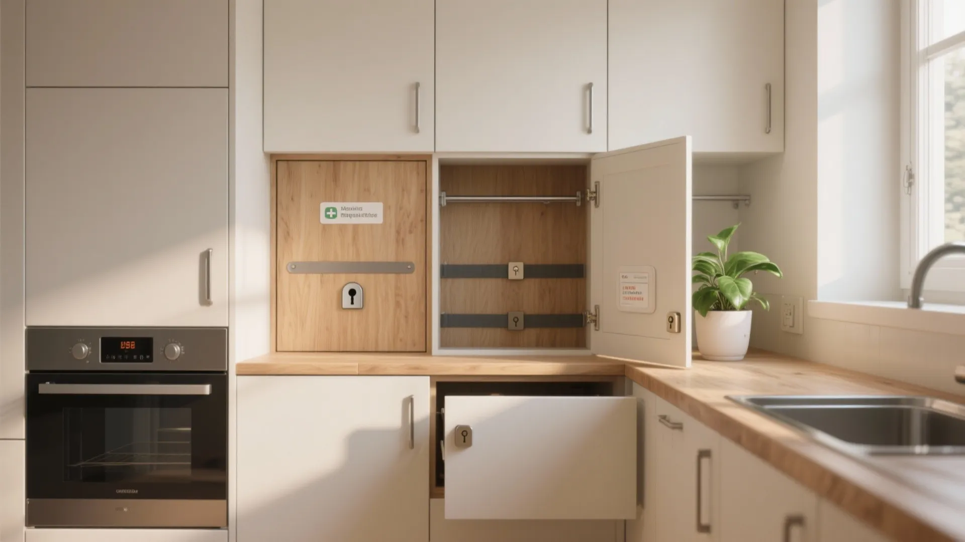 5 Kitchen Cabinet Door Lock Ideas: Smart, stylish and practical cabinet locks I’ve used in small kitchens