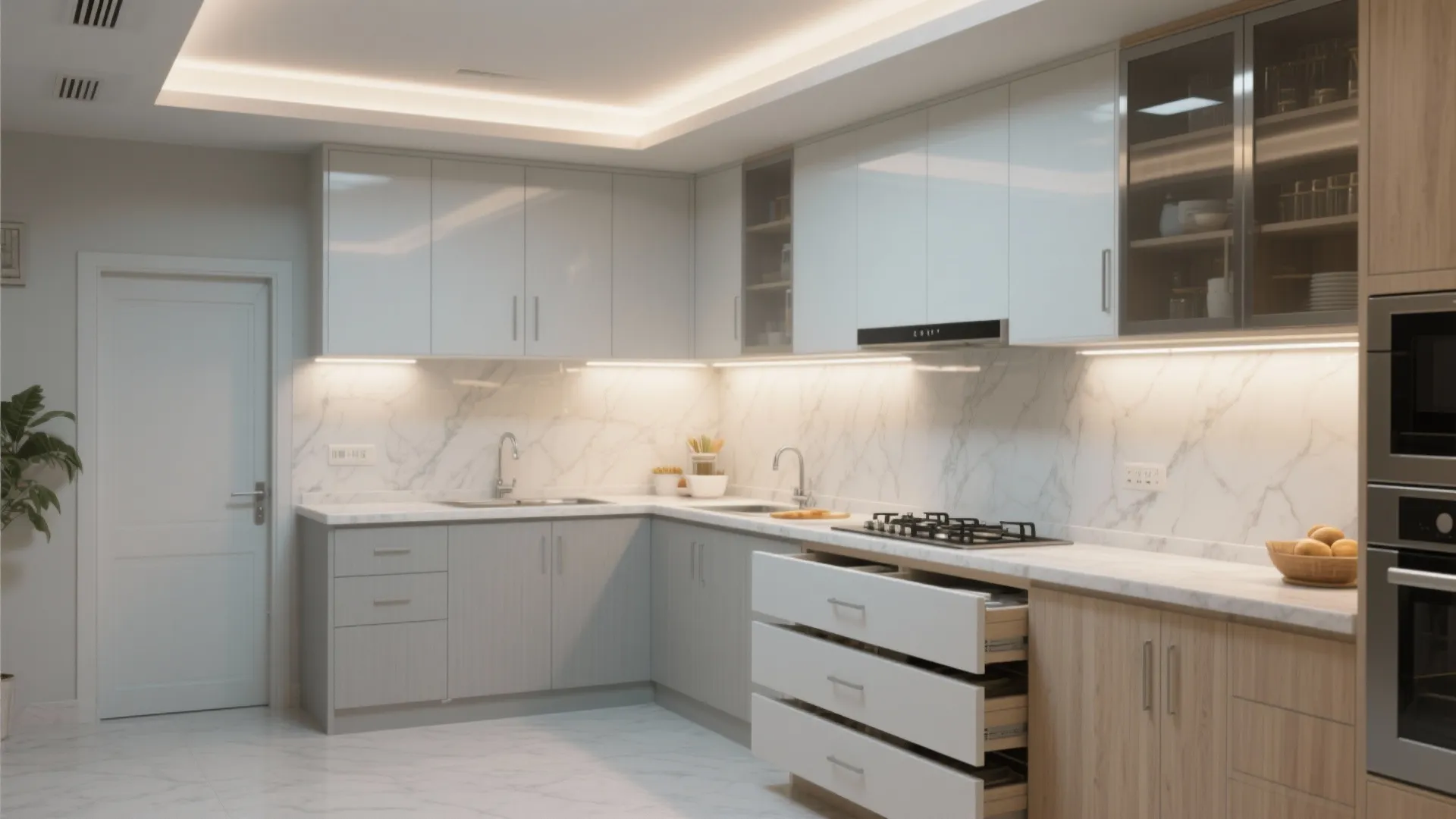 A Smarter, Streamlined Kitchen That Actually Cooks