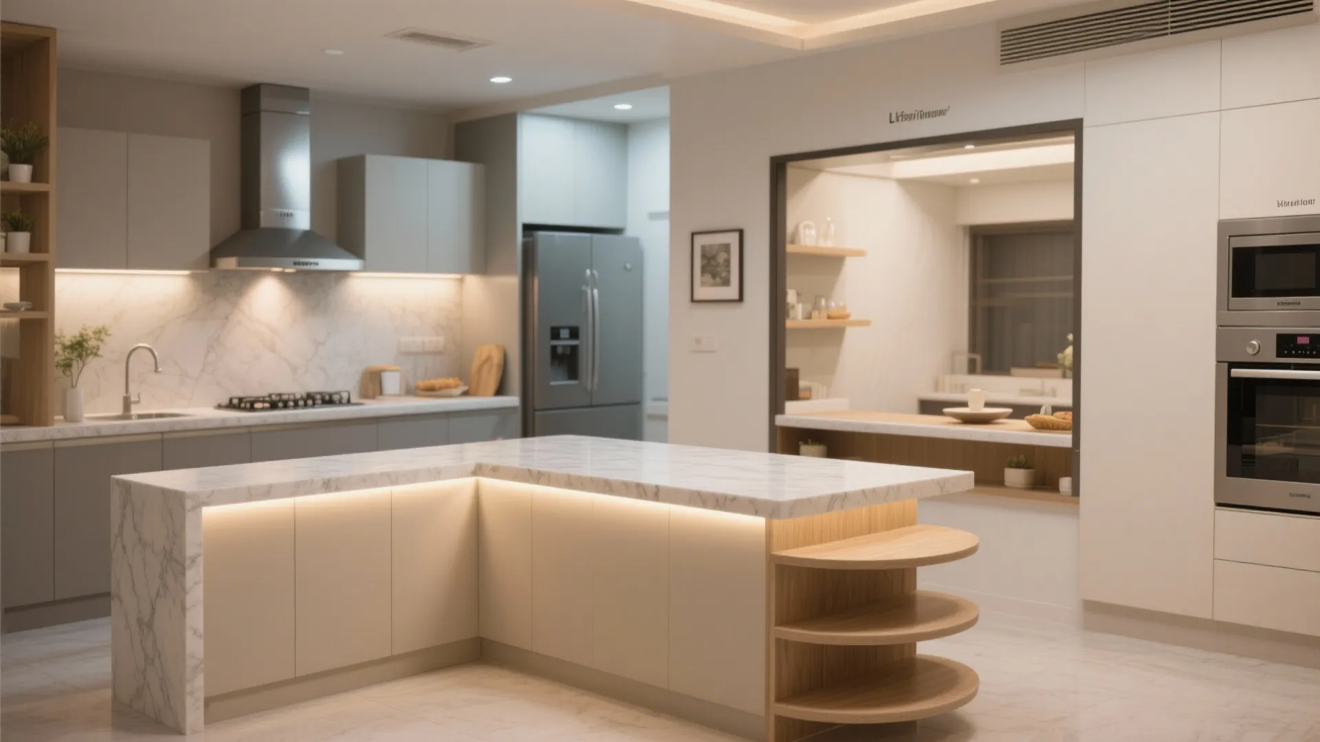 Kitchen layout: galley, L-shape, or semi-open?