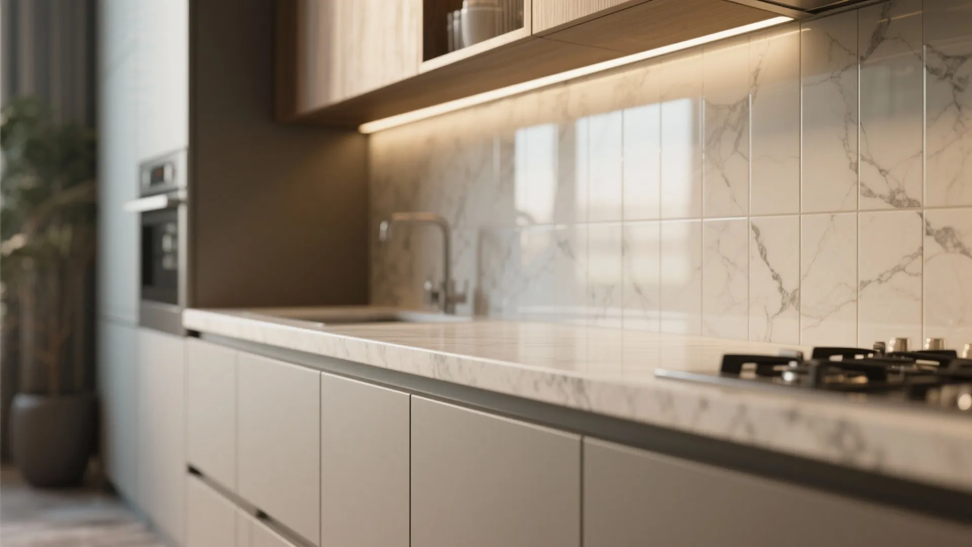 Minimalist kitchen storage that actually works