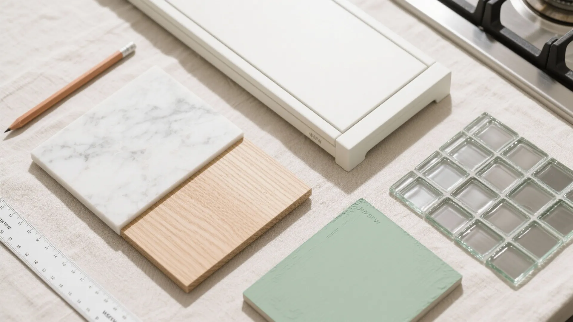 L-shaped kitchen for efficient workflow in a compact footprint