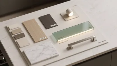 Modern Kitchen Materials & Lighting Showcase