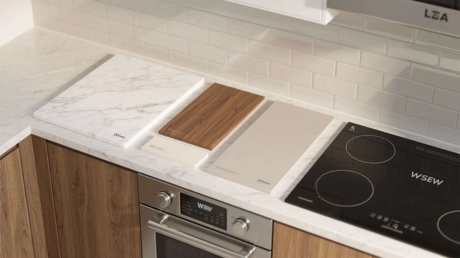 Galley kitchen upgrade with light and airflow