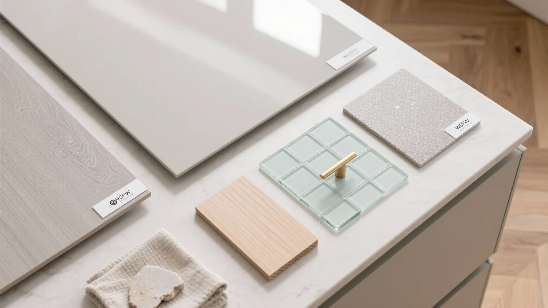 1) Minimalist Luxury Storage in the Kitchen