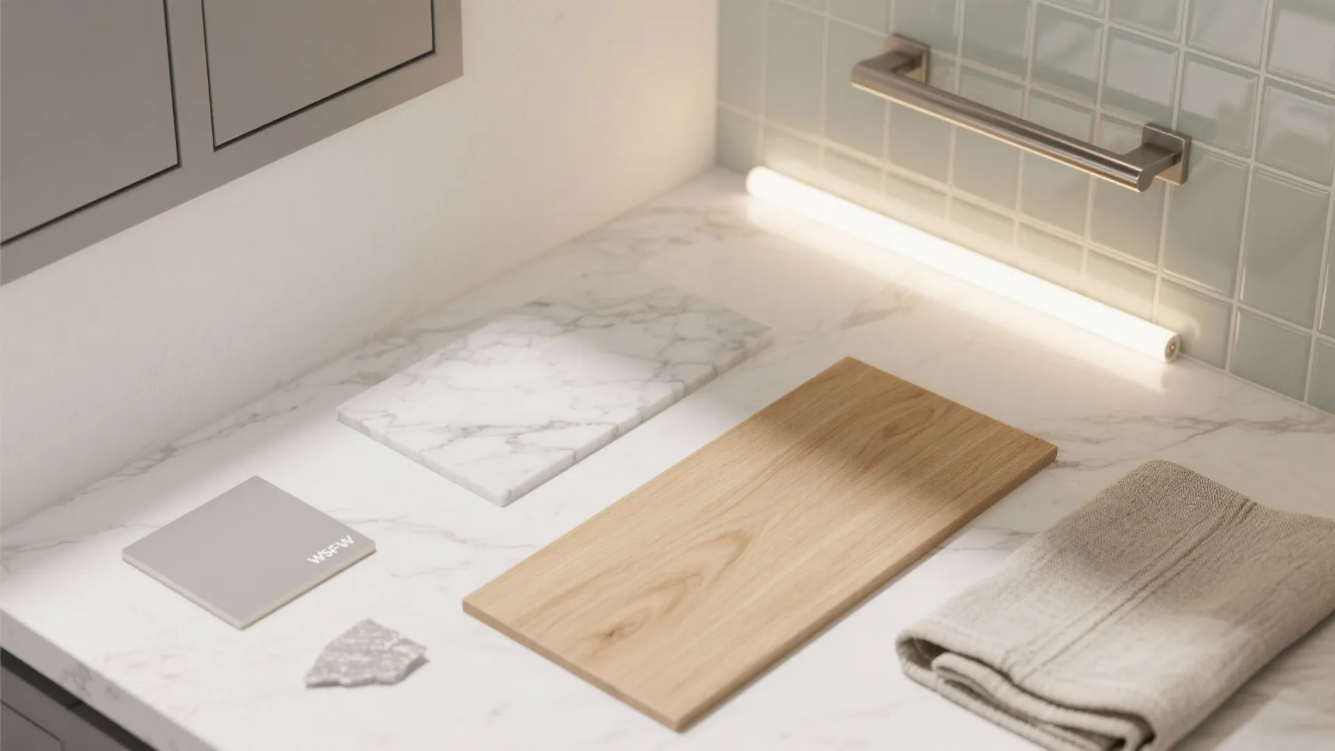 Open kitchen with a sightline-first approach