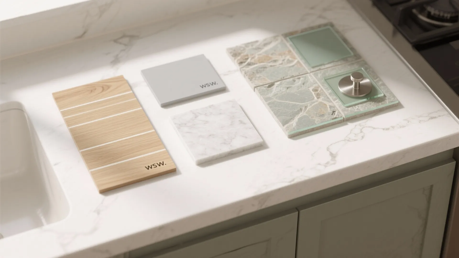 Warm wood accents without the upkeep