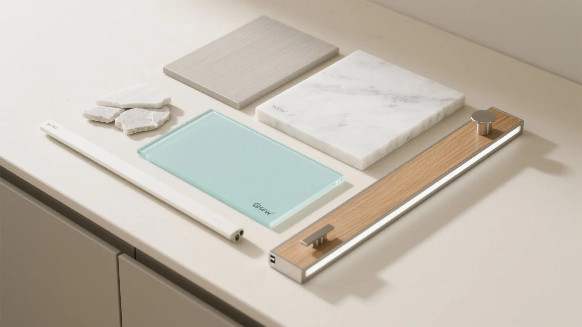 Glass Backsplash for Airy Light