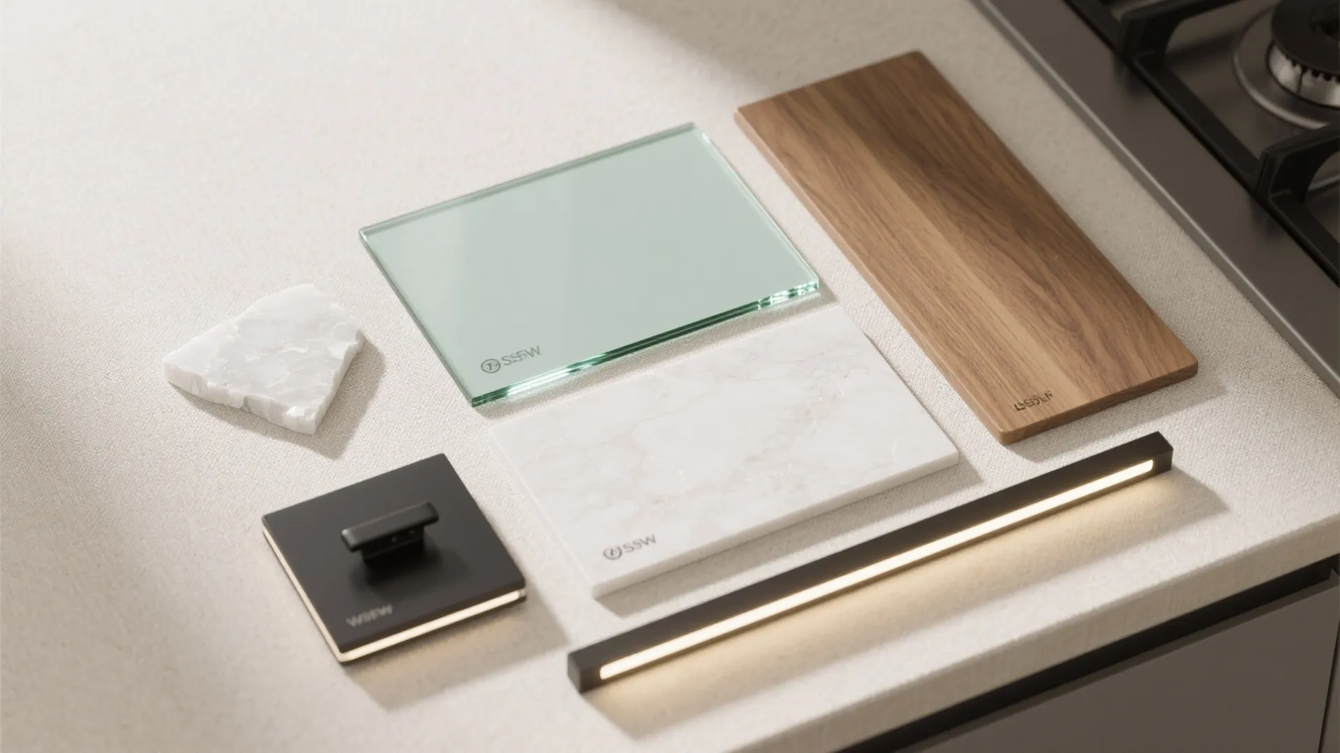 Glass backsplash for a brighter, cleaner kitchen