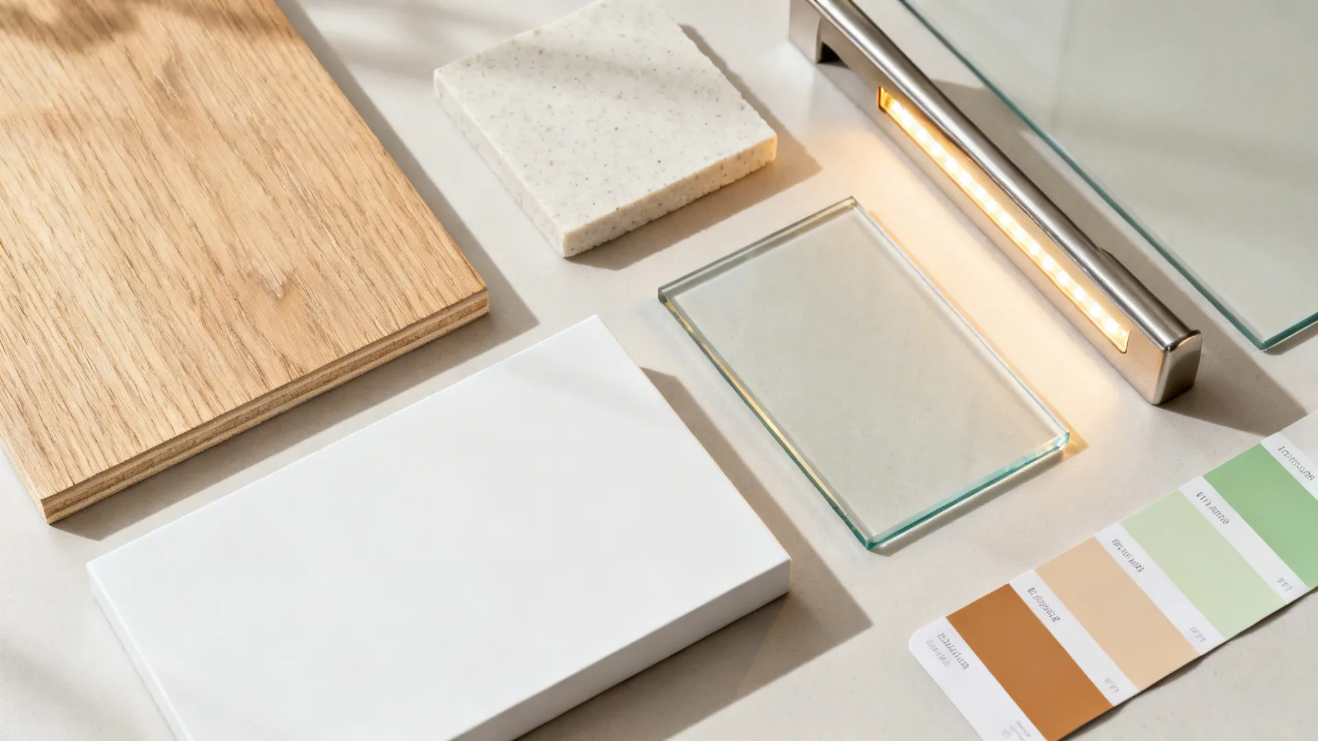 Warm wood tones to soften minimalism