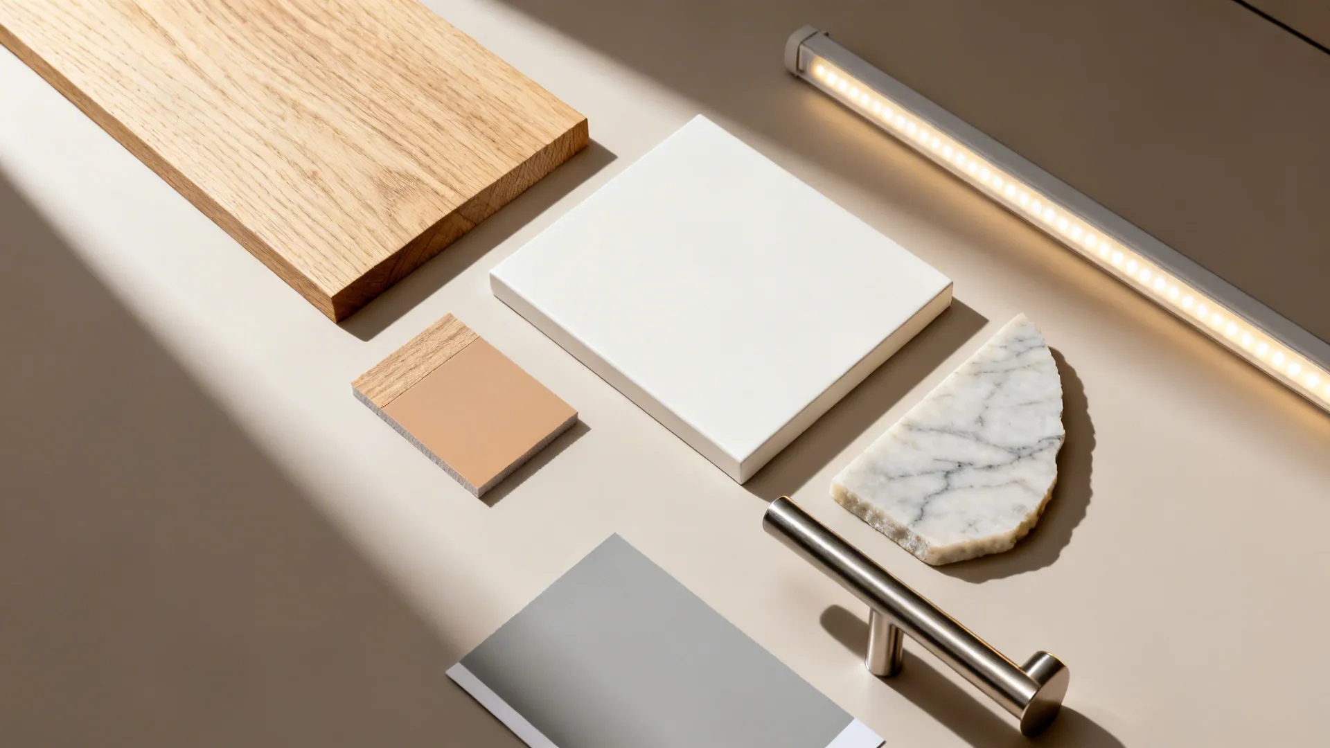 Warmth with Wood and Durable Countertops