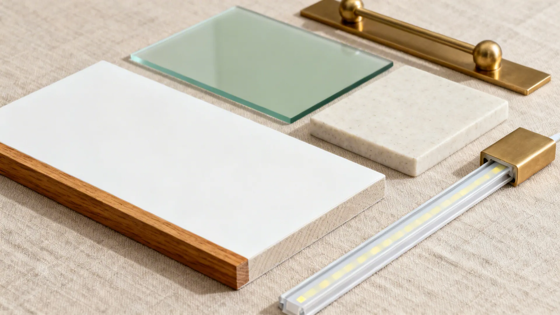 2) Glass backsplash for brighter, easy-clean shots