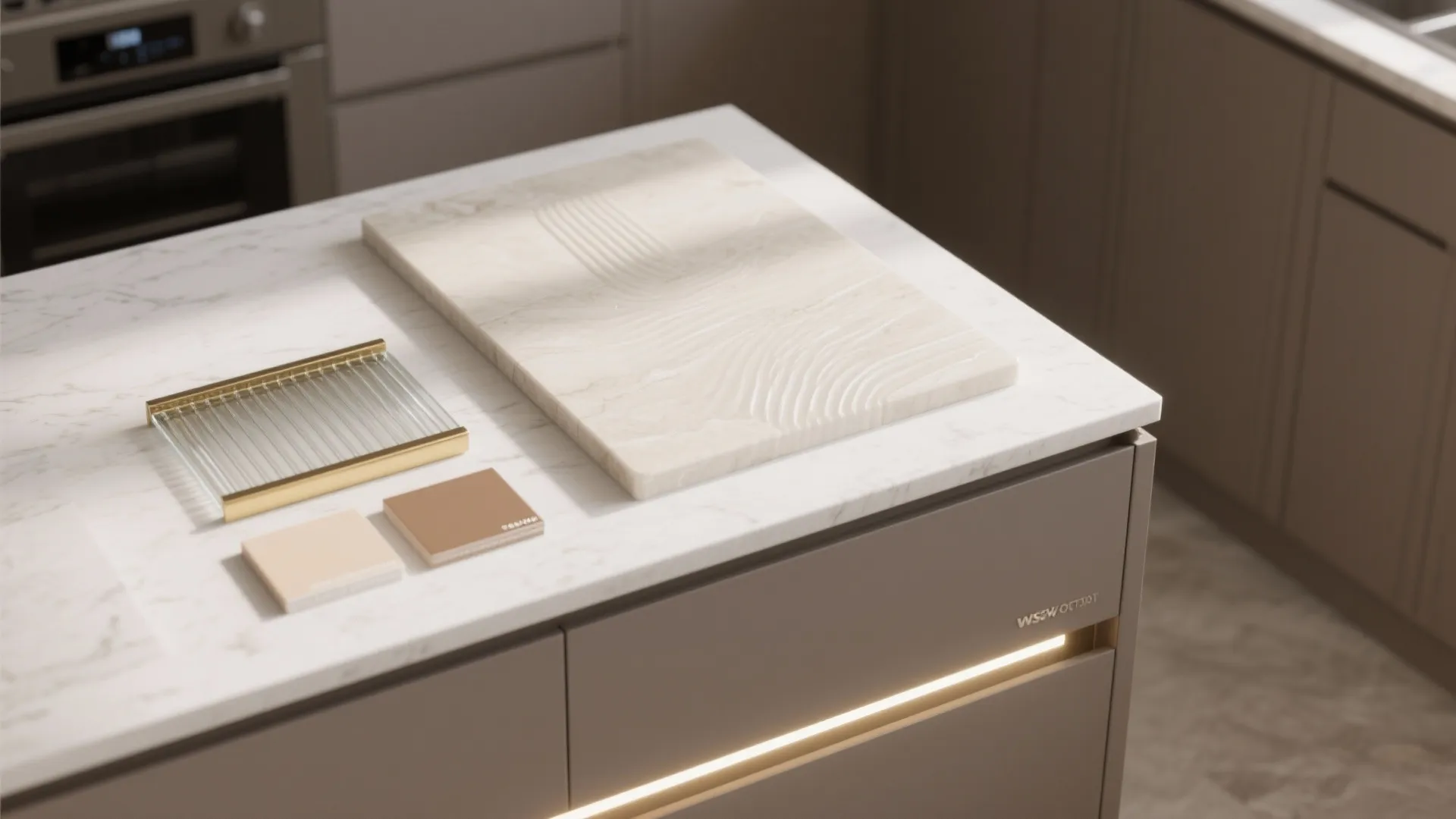 Glam Kitchen That Works in a Compact Footprint