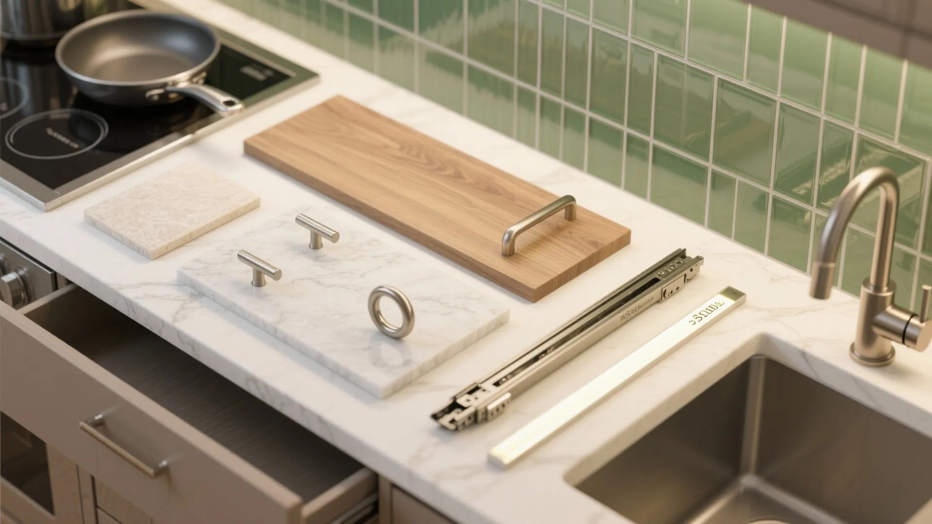 Kitchen ergonomics and smart storage