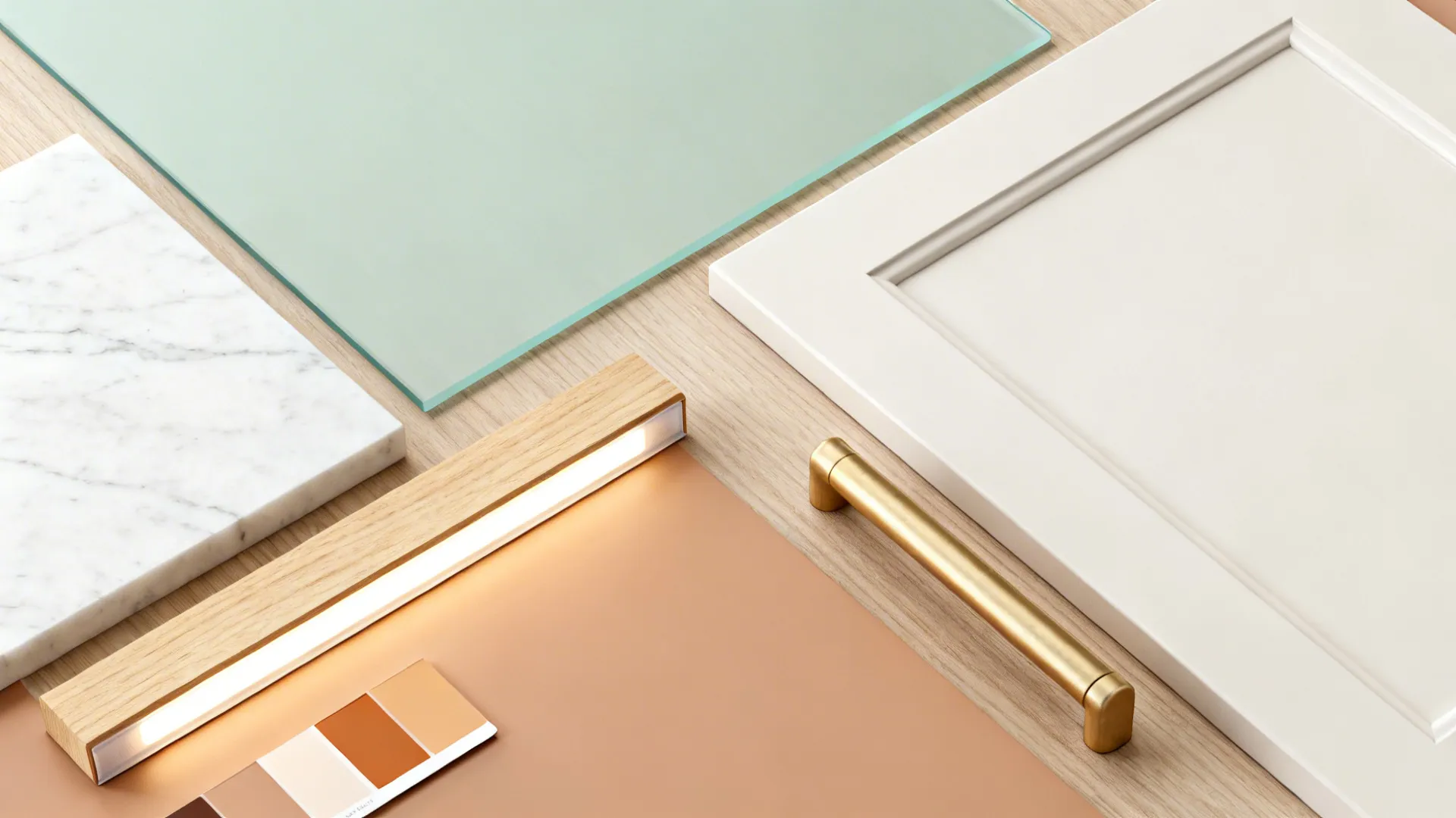 Glass Backsplash for Light and Depth