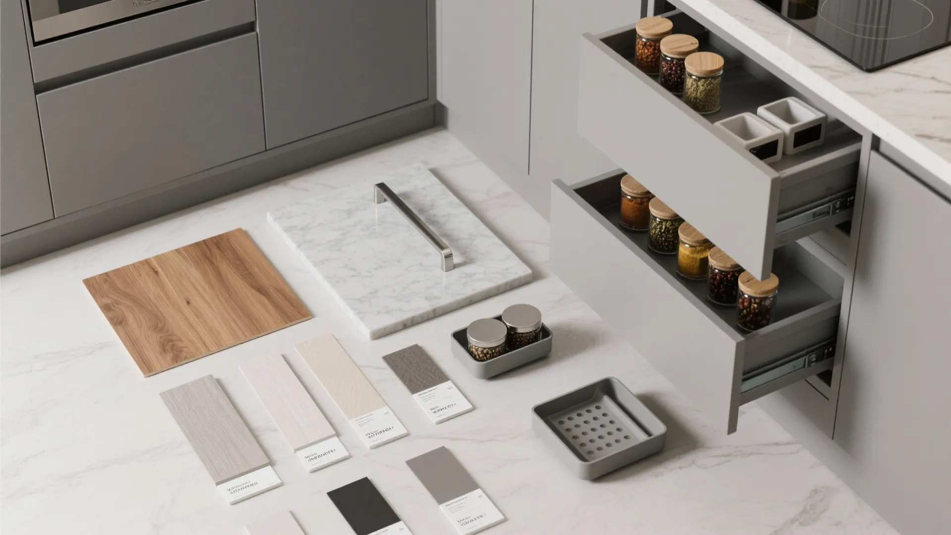 Minimalist kitchen storage for compact 3 BHKs