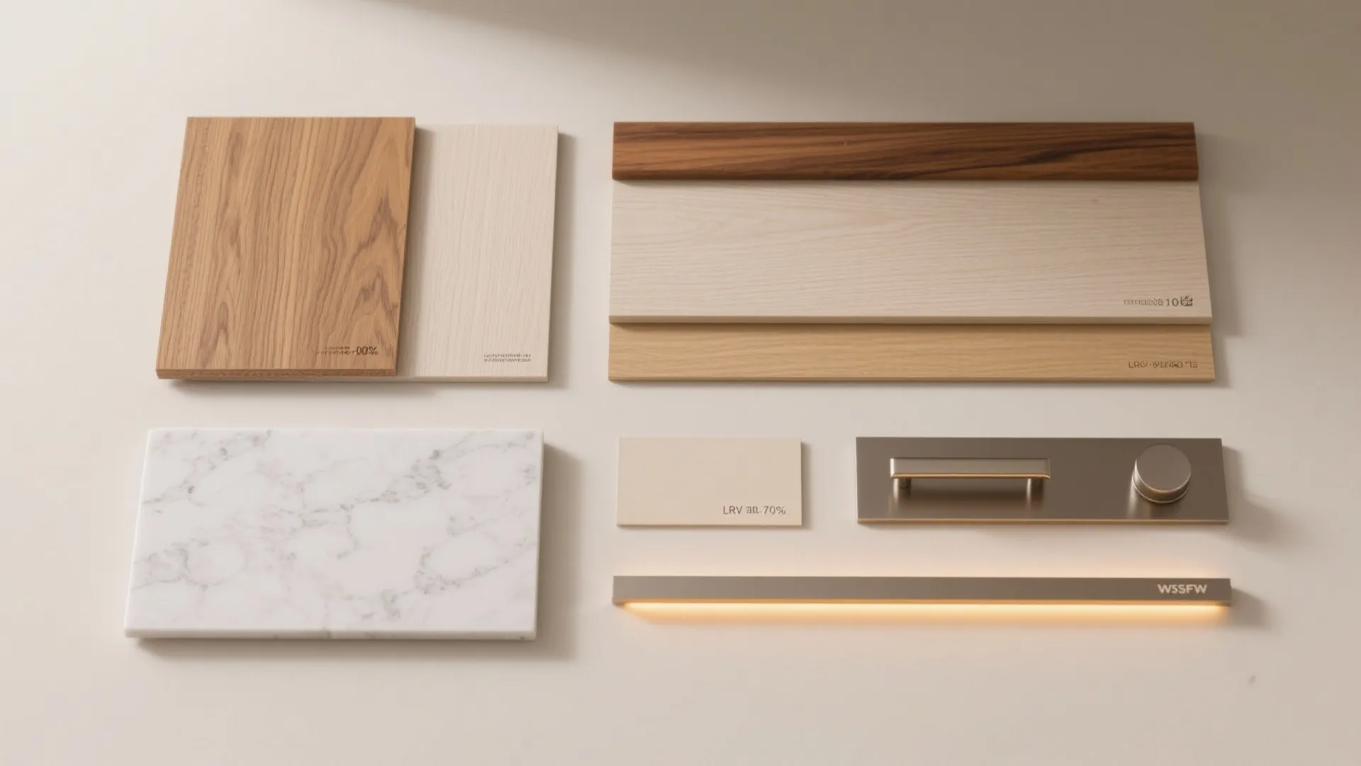 Warm wood accents to soften compact spaces