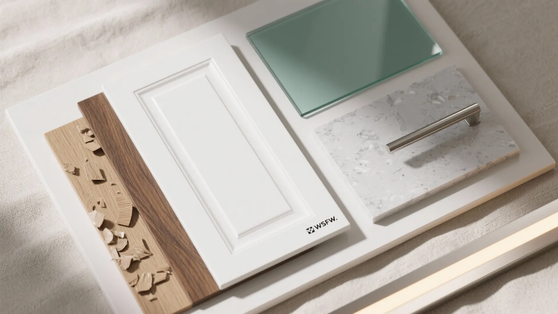 Minimalist kitchen storage for a 2 BHK flat