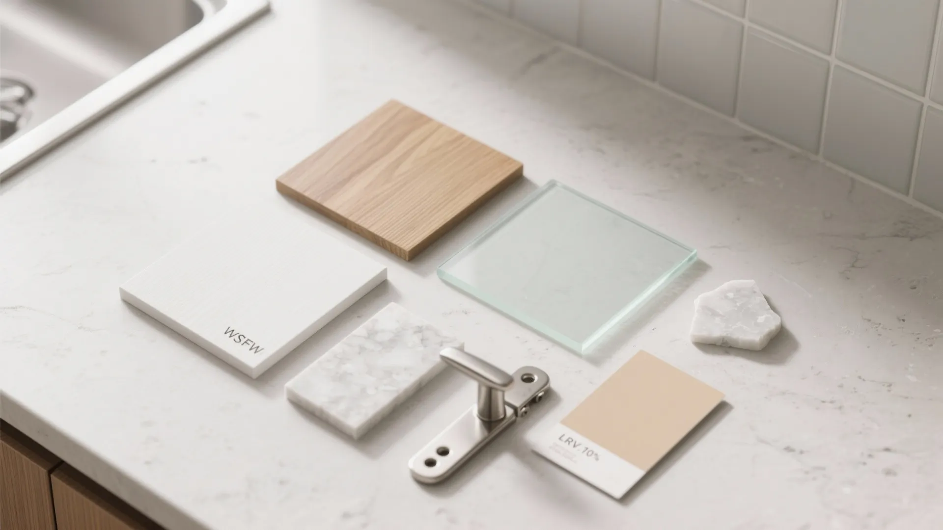 Minimal Pantry-Wall Storage for a Lean Kitchen