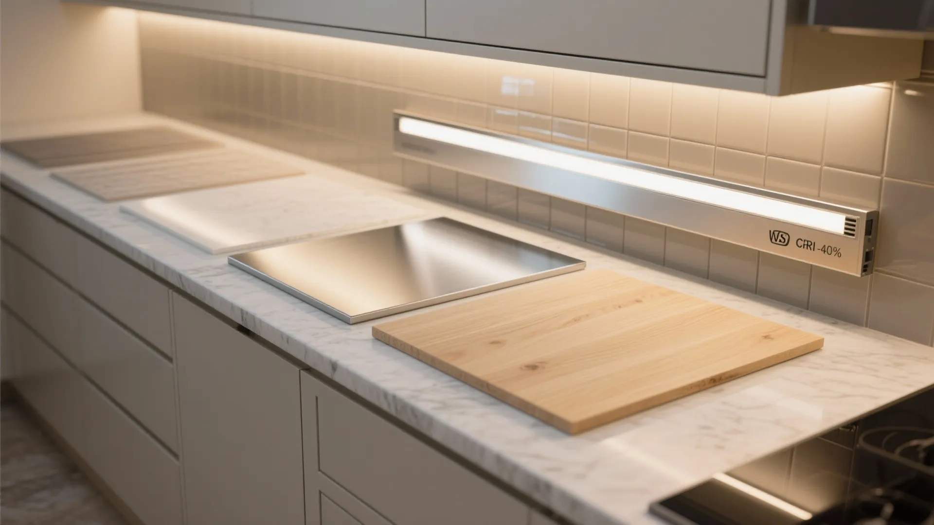 Warm Under-Cabinet Glow for Kitchens that Breathe
