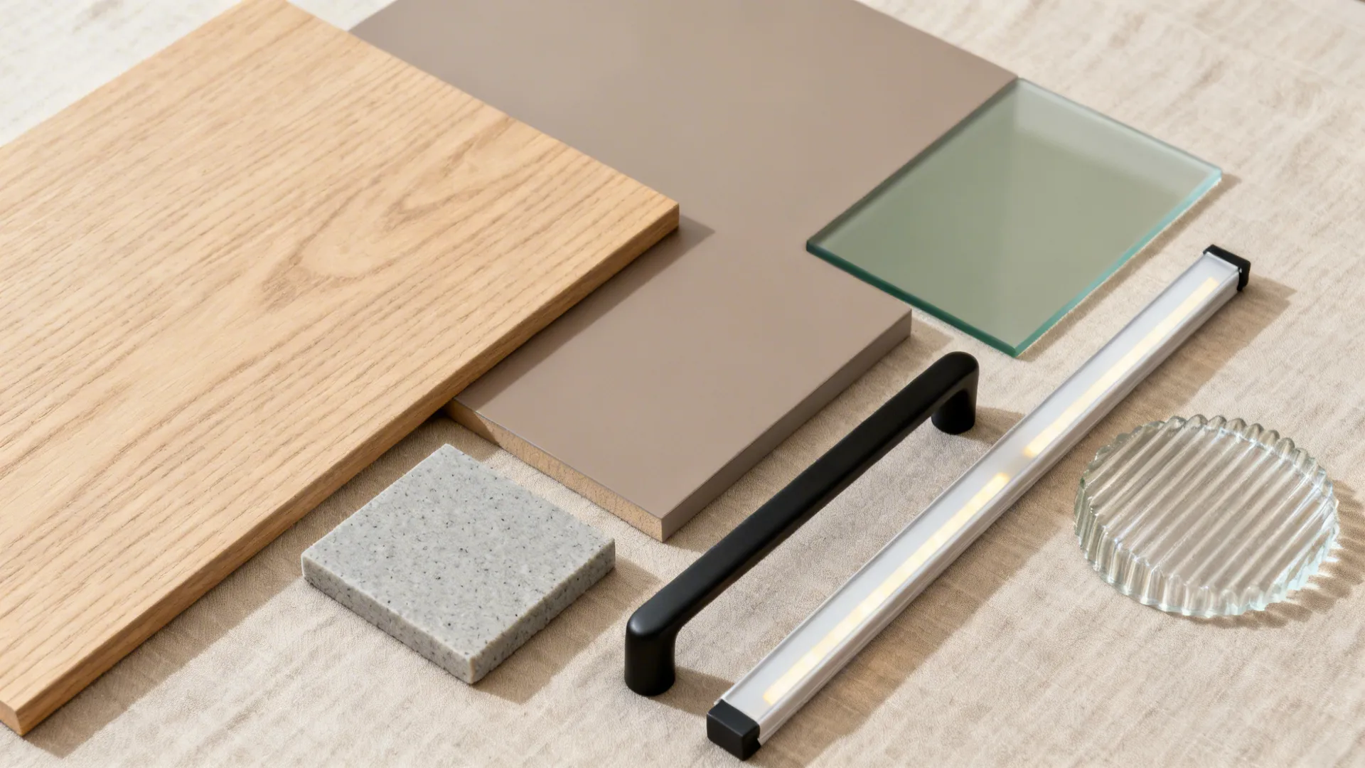 Hybrid open-closed storage to control clutter