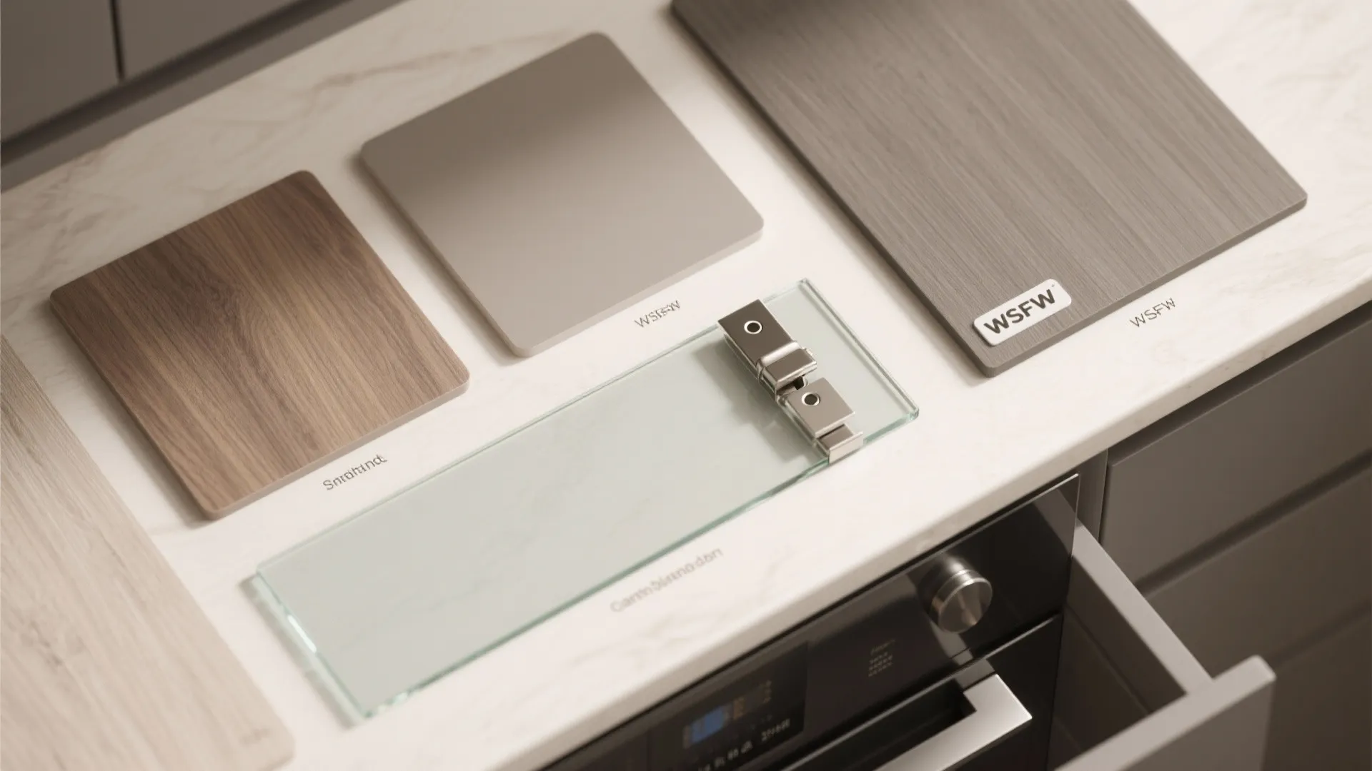 Minimalist storage for compact kitchens