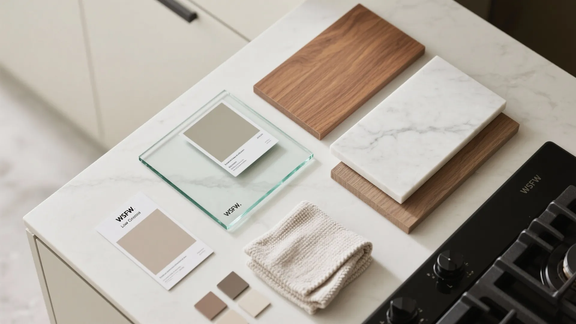 Glass Backsplash for Light and Easy Cleaning