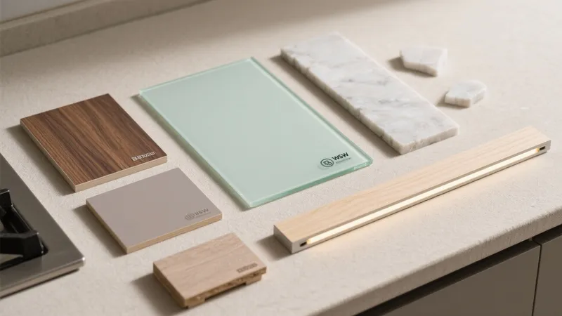 Modern Kitchen Material Samples for Design Inspiration