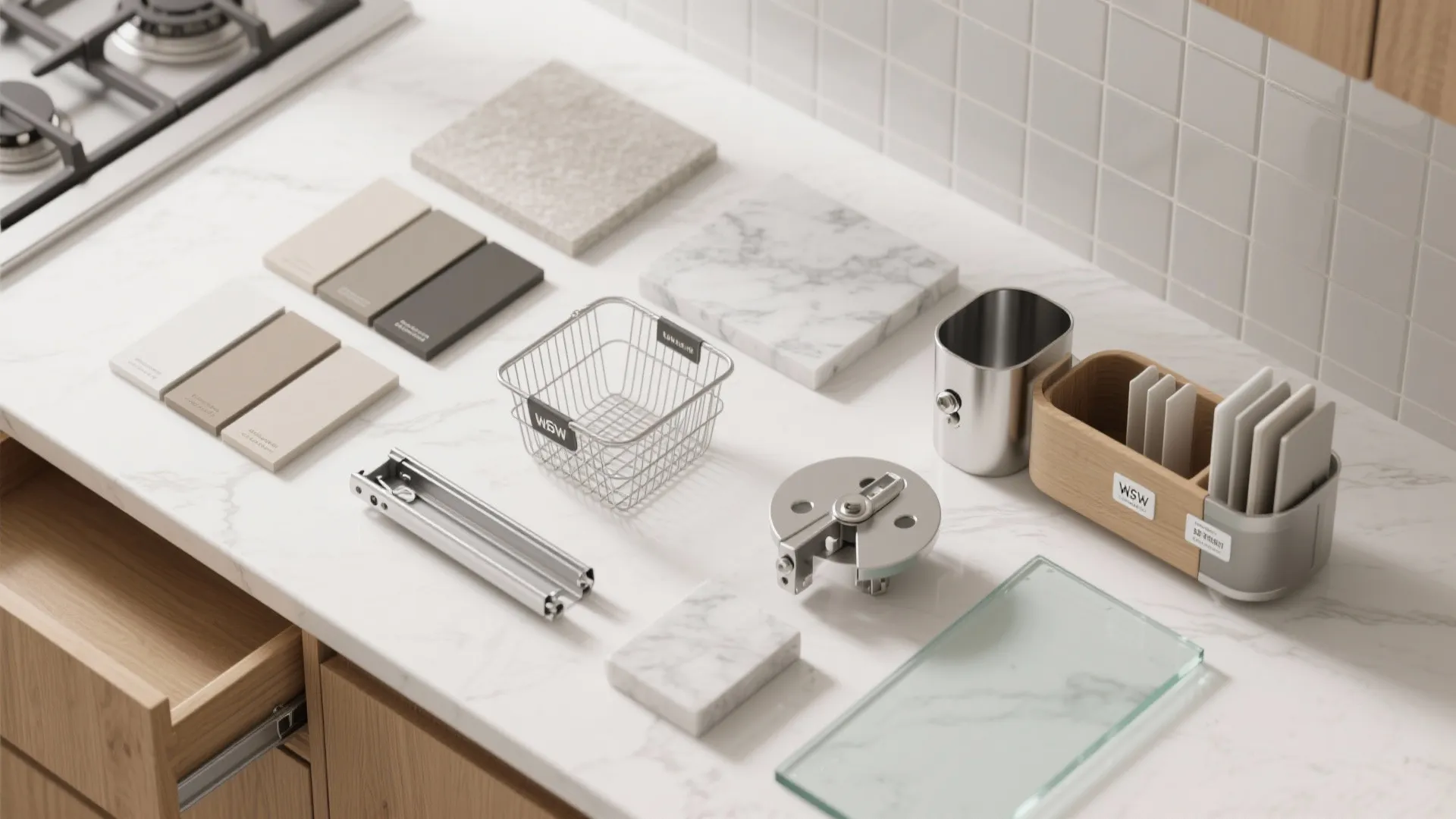 Minimalist kitchen storage that works