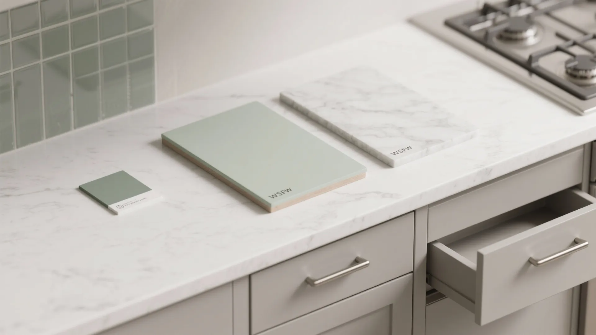 Minimalist kitchen storage for compact footprints