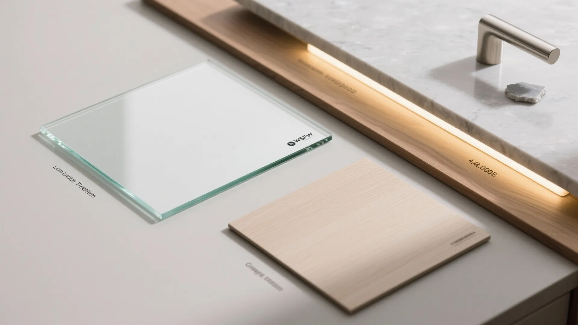 Glass Backsplash for Airy Light