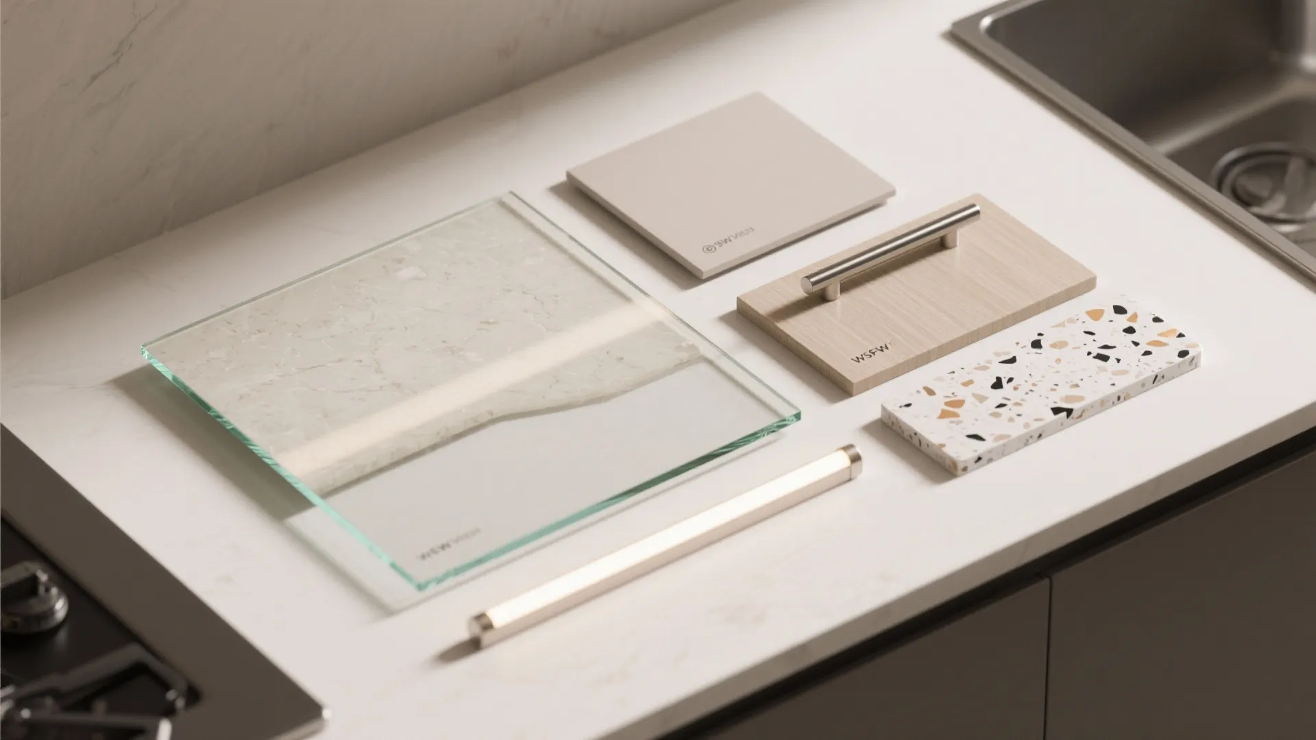 Glass Backsplash and Light-Reflective Surfaces in the Kitchen