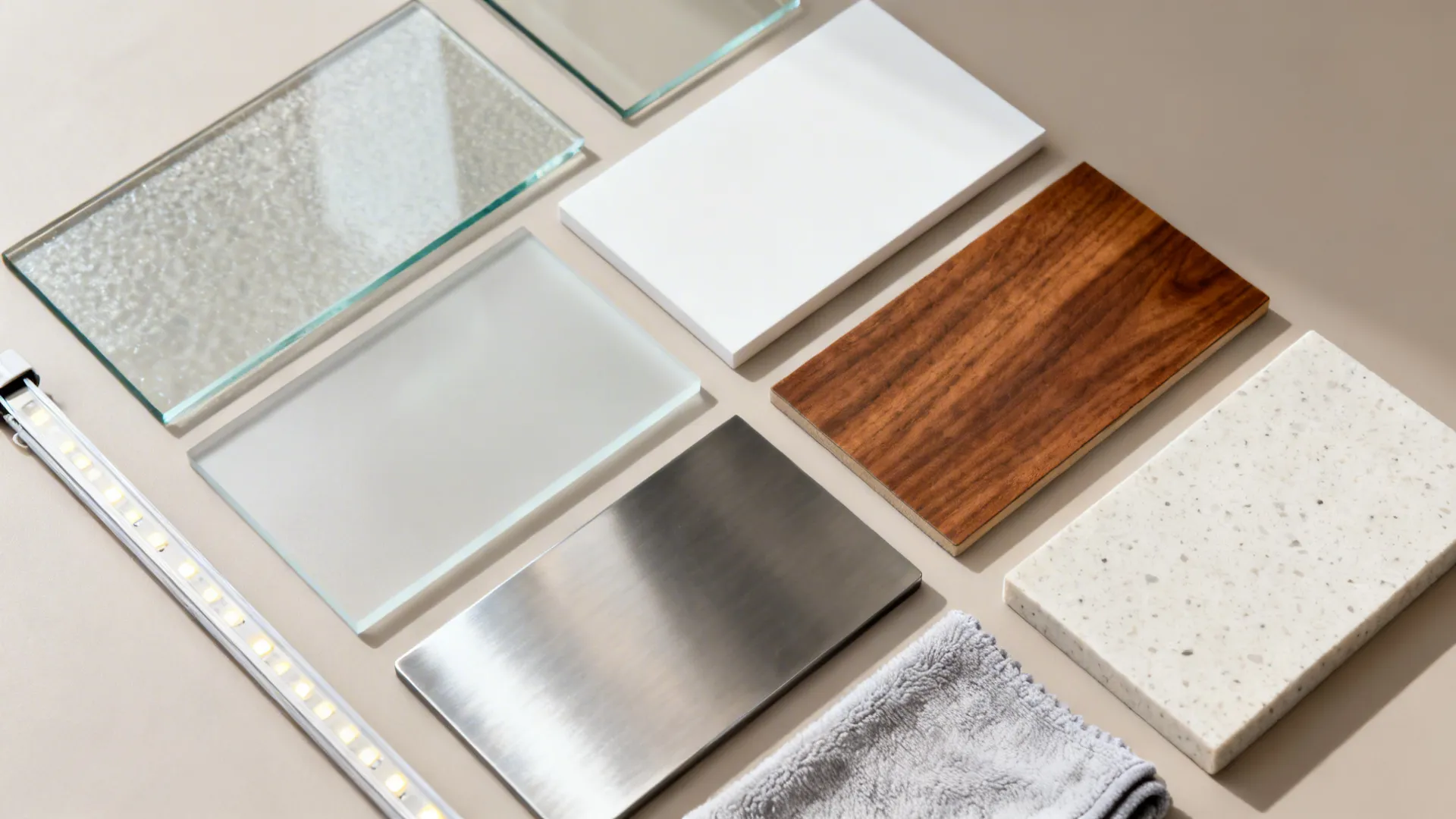 Glass Backsplash for Light and Easy Cleaning