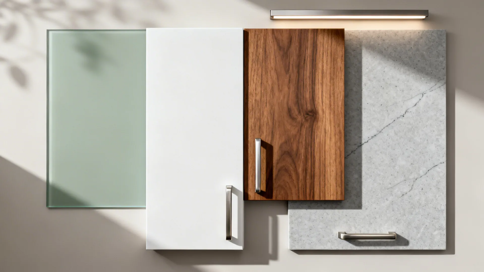 Glass Backsplash for Light and Depth