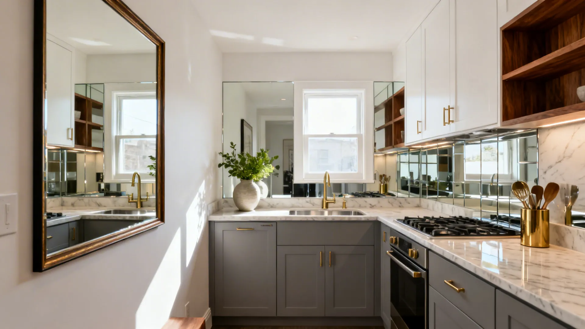 Kitchen Mirror Design: 5 Smart Ideas For Small Spaces
