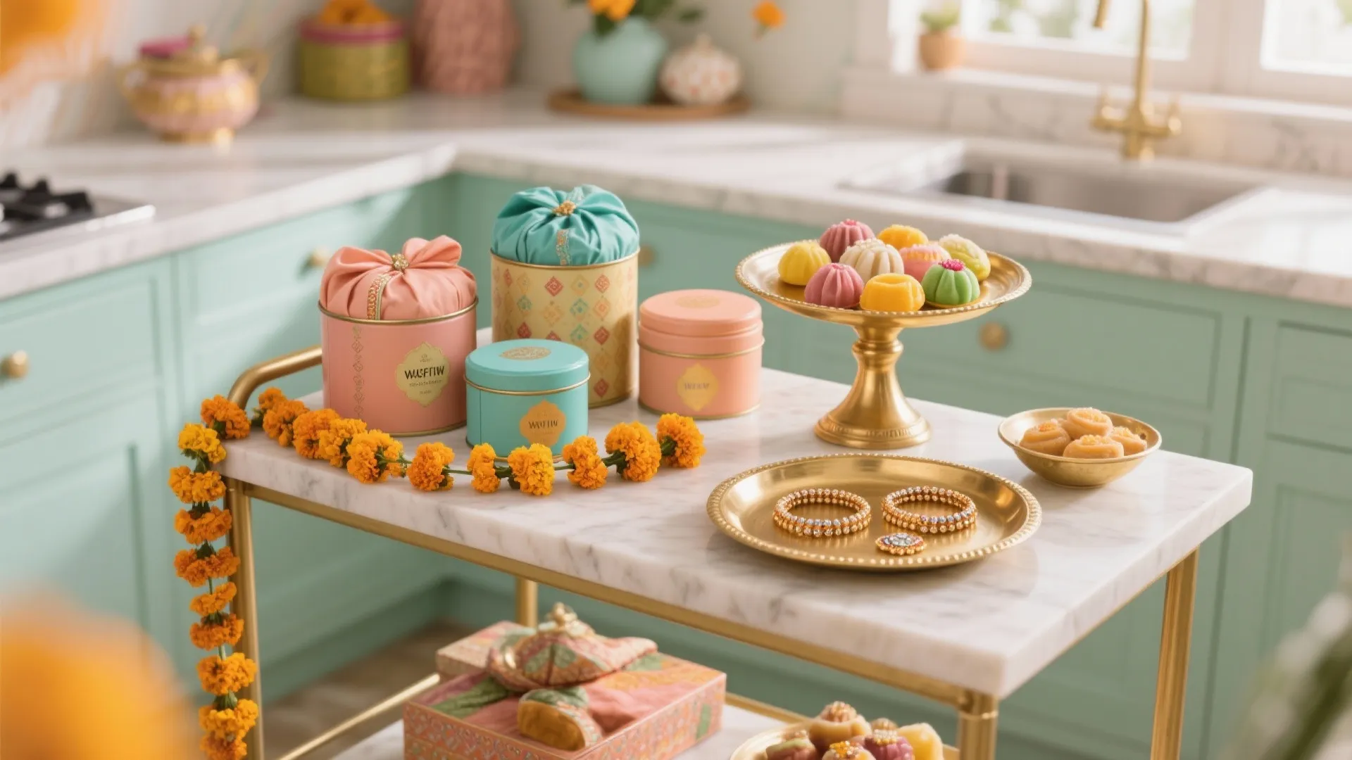 Tip 3: Tiny Mithai Station in the Kitchen