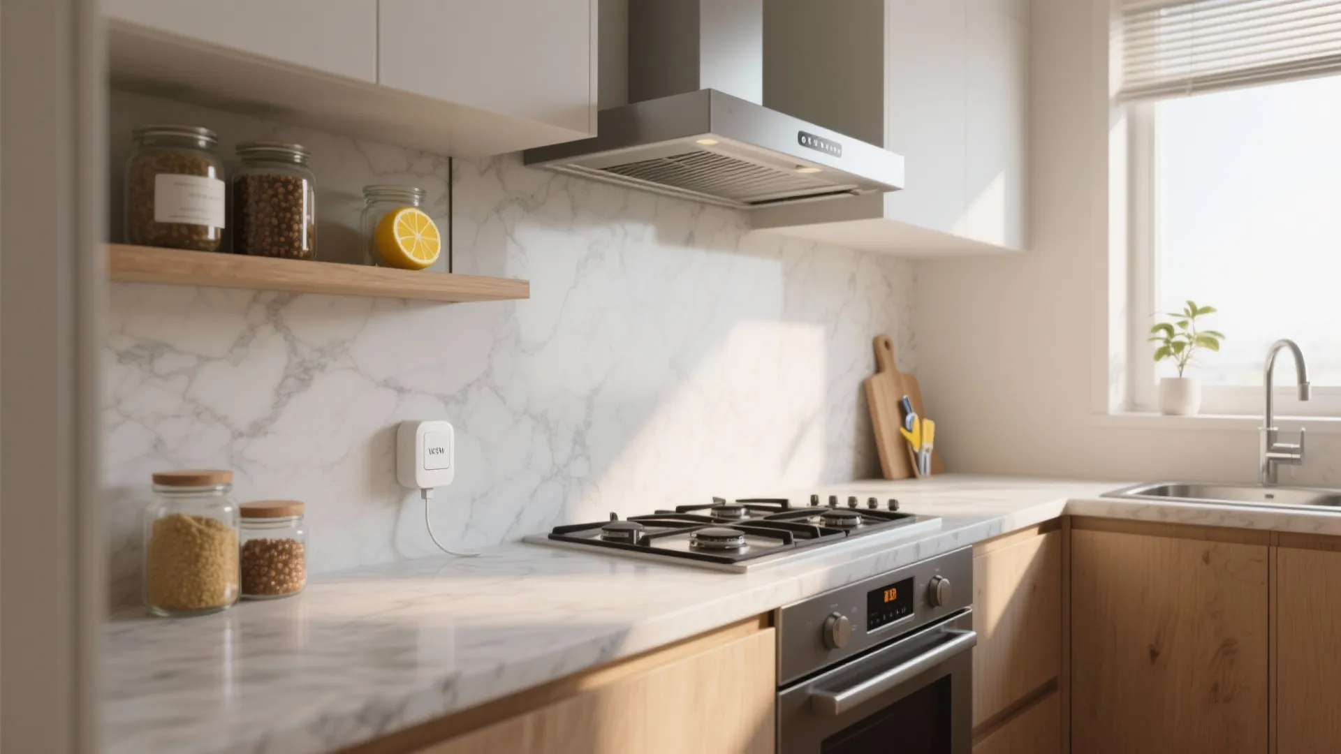 4. Kitchen: neutralize without frying the scent