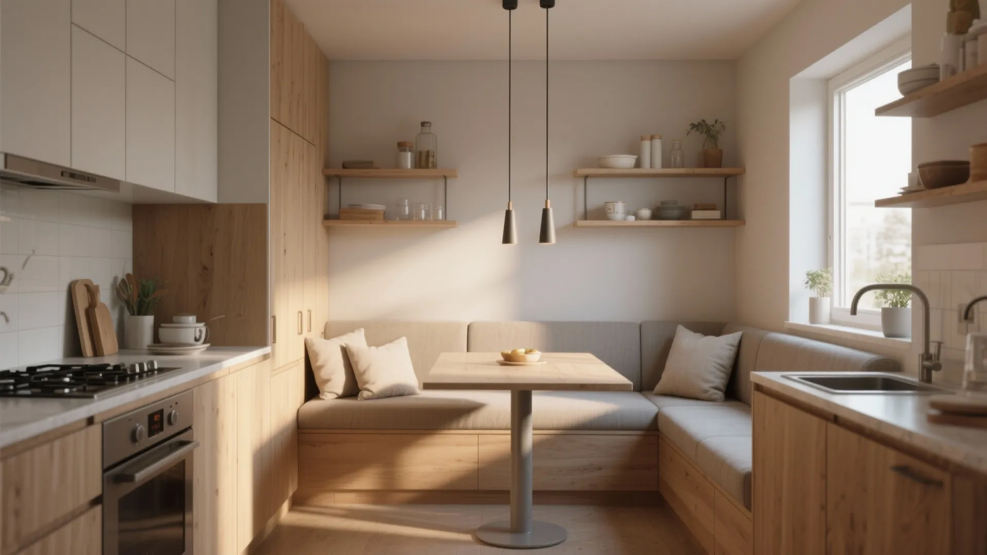 3. Kitchens: carve out a friendly nook