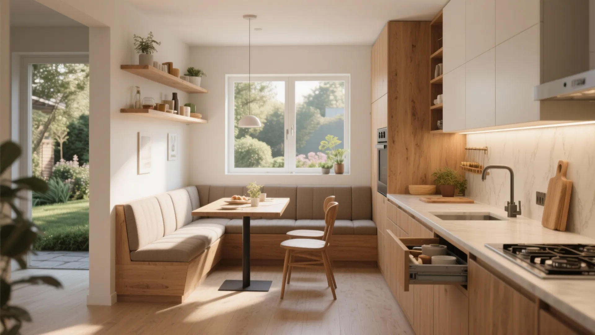 3. Multifunctional Kitchen Nooks