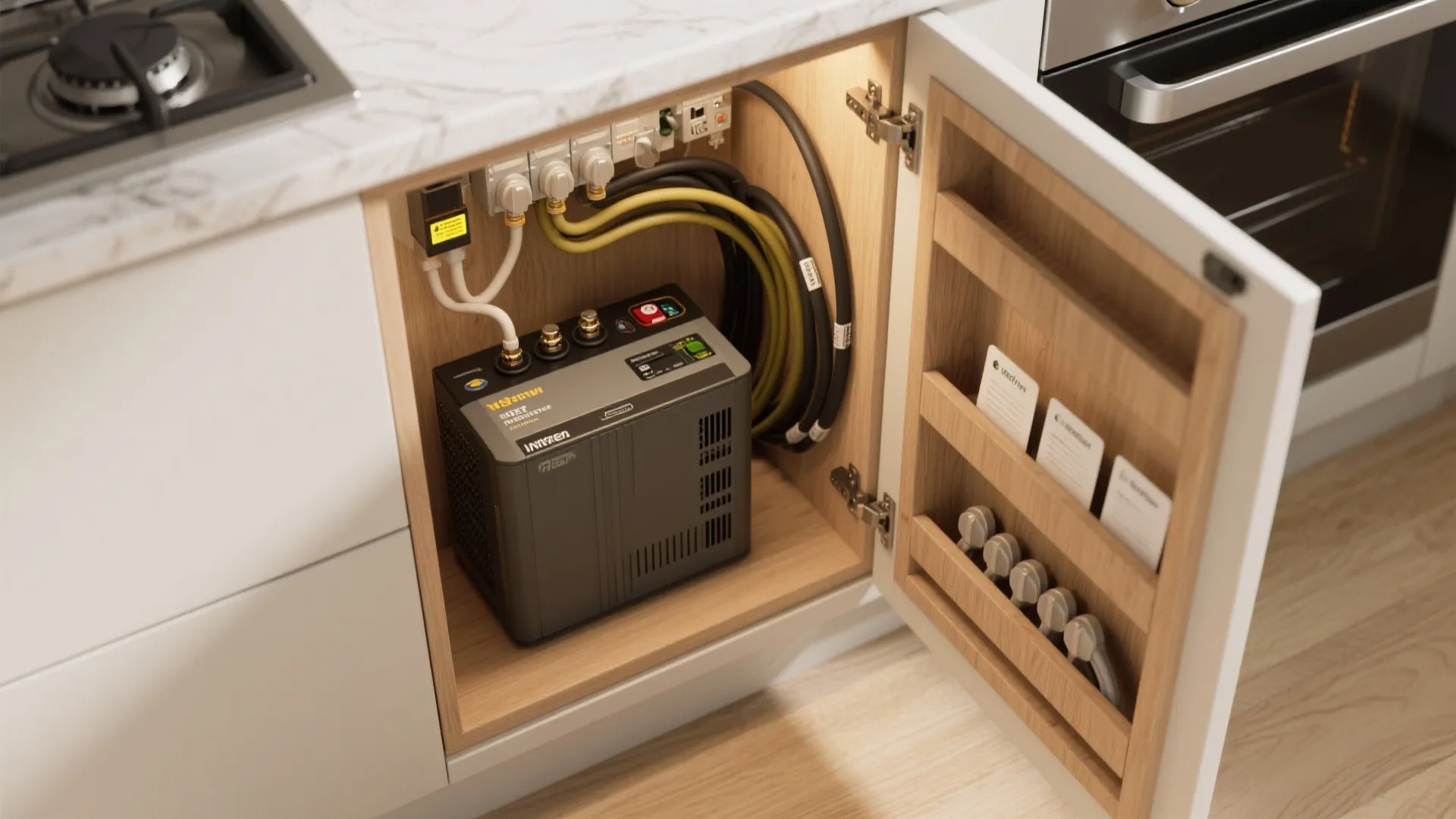 3. Kitchen Battery Nook